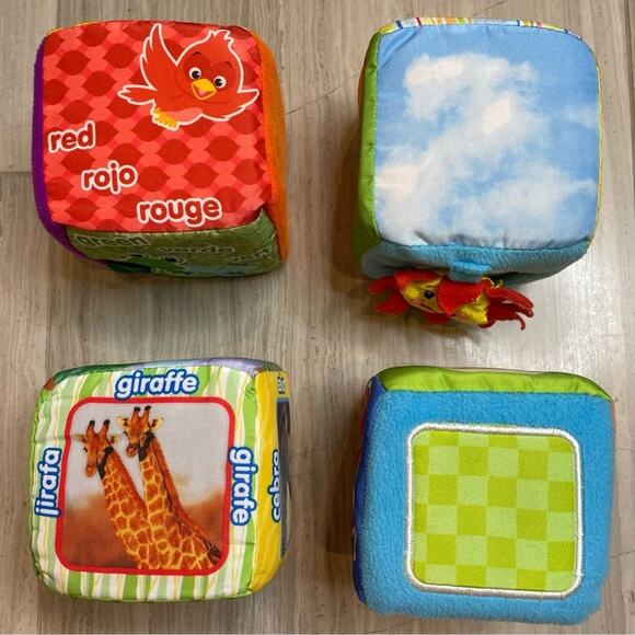 Lamaze Rings Baby Einstein Soft Blocks Stackable Development Toys Baby Lot of 2 - Picture 4 of 12